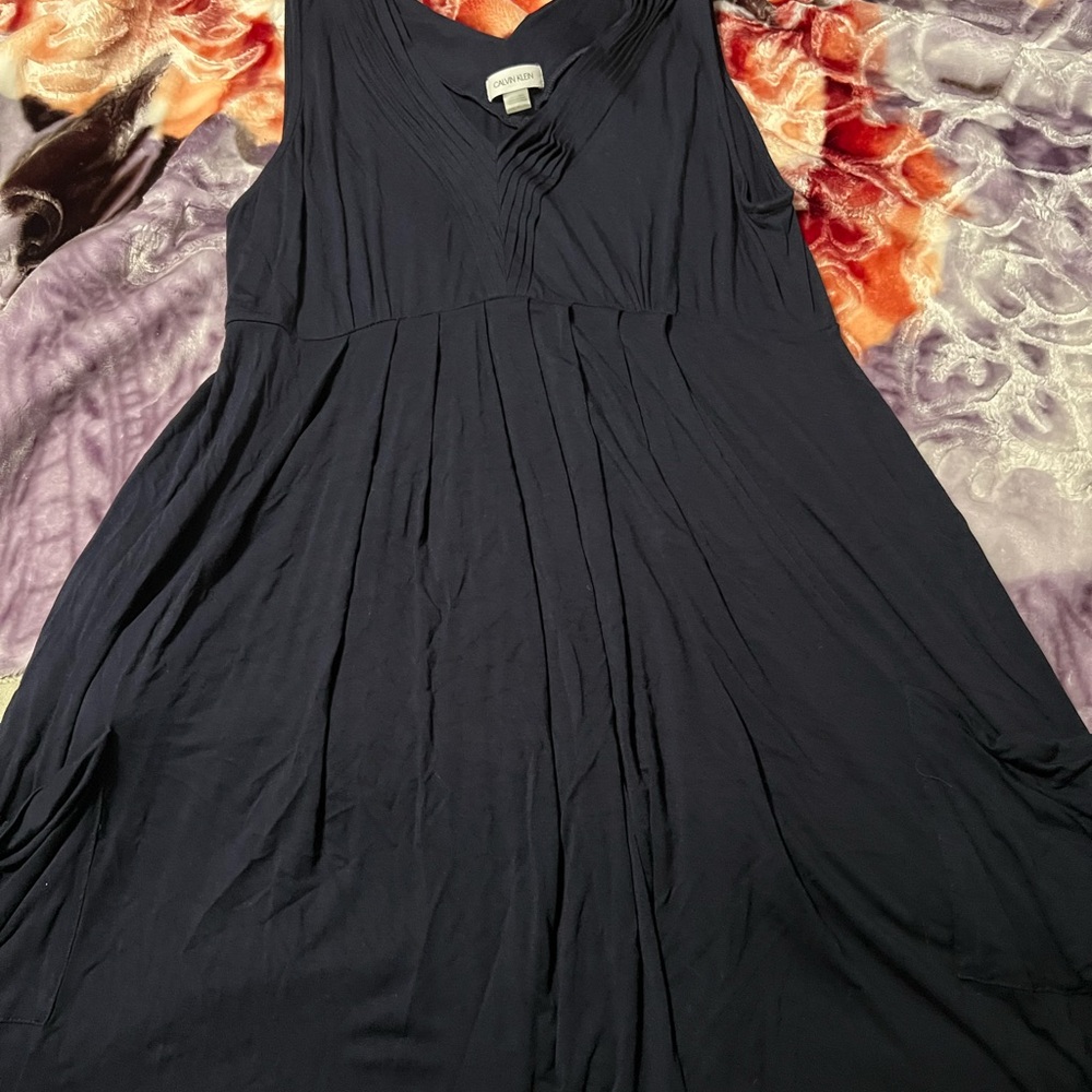 Calvin Klein Dark Blue Maxi Dress